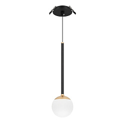 Светильник SP-BEADS-HANG-BUILT-T-R100-8W Warm3000 (BK-GD, 180 deg, 230V) (Arlight, IP20 Металл, 5 лет)