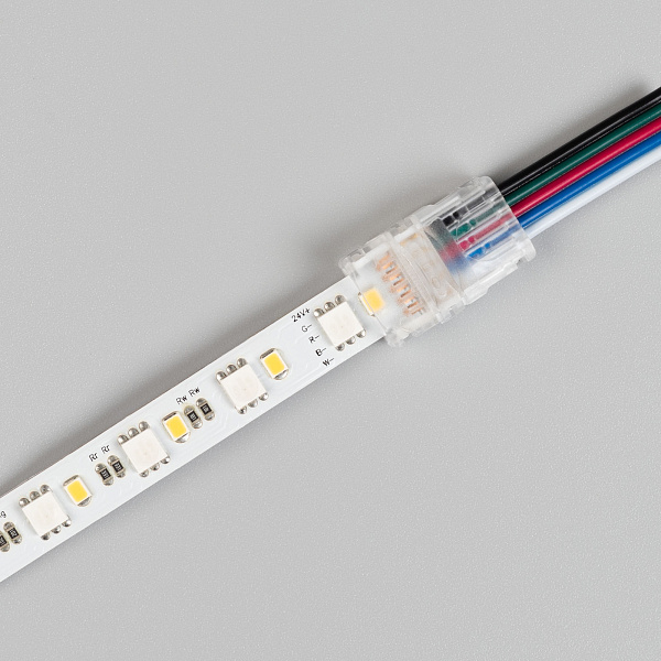 Коннектор HIP-RGBW-10mm-5pin-STW (Arlight, Лента-Провод) Lednikoff
