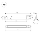 Светильник LGD-NEPTUN-4TR-L400-10W Warm3000 (WH, 100 deg, 230V) (Arlight, IP20 Металл, 5 лет) Lednikoff