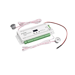 INTELLIGENT ARLIGHT Контроллер лестничный SMART-PWM-132-83-DIM-PS-SUF (5-24V, 32x1A) (IARL, IP20 Металл, 5 лет)