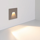 Светильник LT-TIE-S100-3W Warm3000 (GR, 75x30 deg, 230V) (Arlight, IP65 Бетон, 3 года) Lednikoff