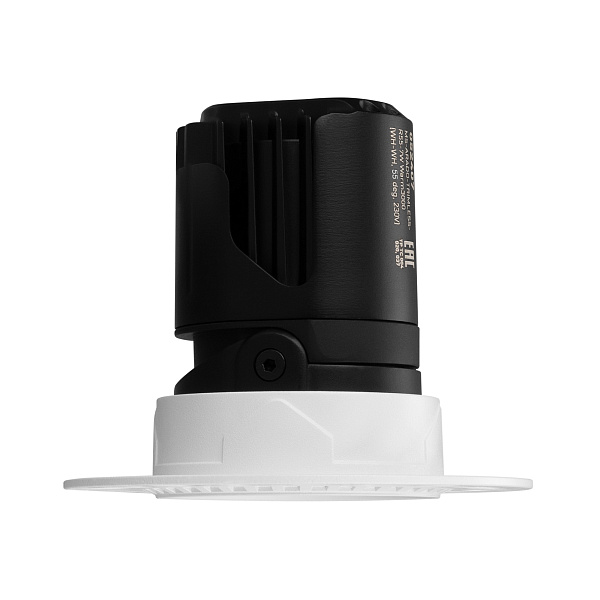Светильник MS-ARADO-TRIMLESS-R55-7W Warm2700 (WH-WH, 24 deg, 230V) (Arlight, IP20 Металл, 5 лет) Lednikoff