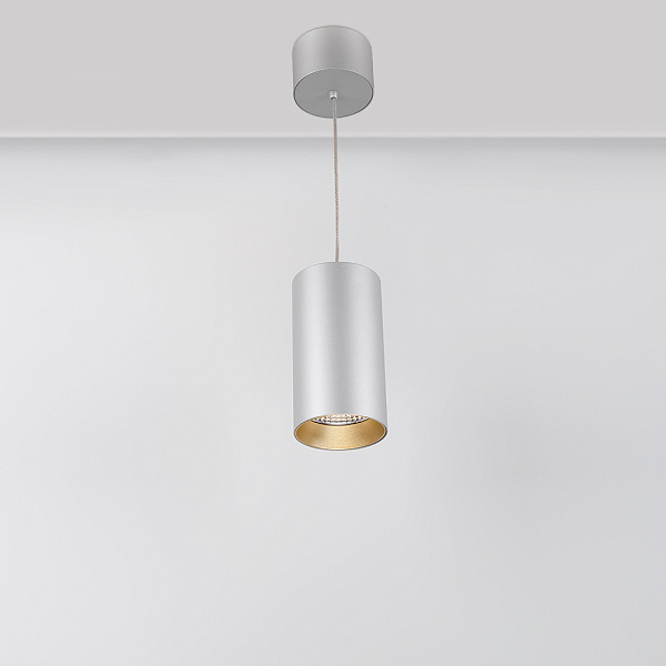 Светильник подвесной SP-POLO-R85-2-15W Day White 40deg (Silver, Gold Ring) (Arlight, IP20 Металл, 3 года) Lednikoff
