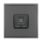 Механизм компьютерной розетки SCT-TENDO-MPC1-SFPL-GR (RJ-45, CAT6) (Arlight, Матовый графитовый) Lednikoff