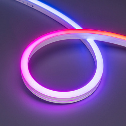 Светодиодная лента герметичная DMX MOONLIGHT-SIDE-B84-12x17mm 24V RGB-PX7 (18 W/m, IP67, 5m, wire x2) (Arlight, Вывод прямой, 2 года)