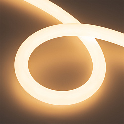 Светодиодная лента герметичная MOONLIGHT-TOP-A336-D30mm 24V Warm3000 (14.4 W/m, IP65, 5m, wire x1) (Arlight, Вывод прямой, 3 года)