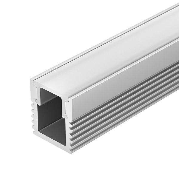 Профиль с экраном SL-MINI-8-2000 ANOD+OPAL (Arlight, Алюминий) Lednikoff