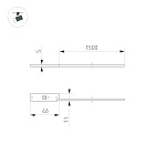 Коннектор питания MAG-MICROCOSM-CON-POWER-1500 (BK) (Arlight, IP20 Пластик)