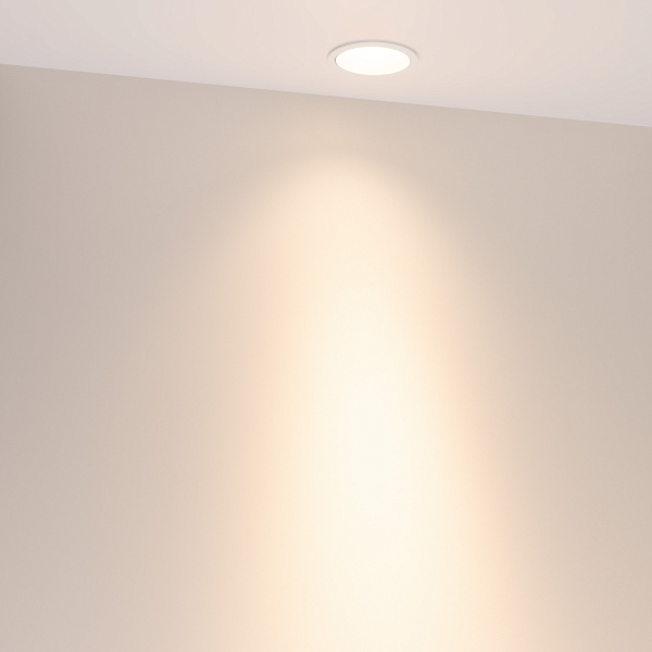 Светильник MS-ARADO-BUILT-R65-9W Warm3000 (WH-WH, 24 deg, 230V) (Arlight, IP20 Металл, 5 лет) Lednikoff