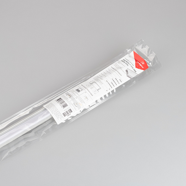 Профиль с экраном ARH-WIDE-F-H10-2000 ANOD+OPAL (Arlight, Алюминий) Lednikoff