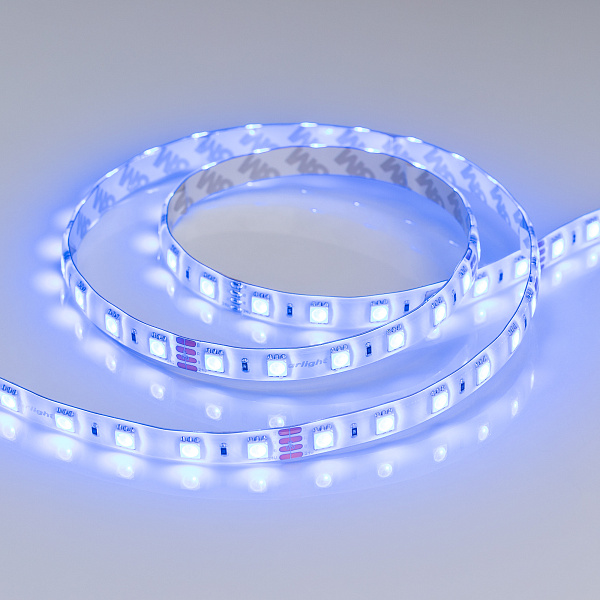 Светодиодная лента герметичная RTW-SE-B60-10mm 24V RGB (14.4 W/m, IP65, 5060, 5m) (Arlight, -) Lednikoff
