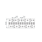 Профиль FANTOM-BENT-W12-TOP-2000 ANOD (Arlight, Алюминий) Lednikoff