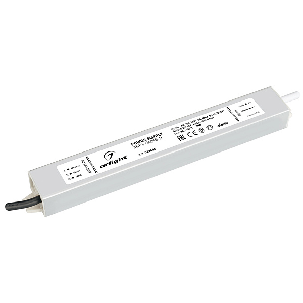 Блок питания ARPV-24045-D (24V, 1.9A, 45W) (Arlight, IP67 Металл, 3 года) Lednikoff