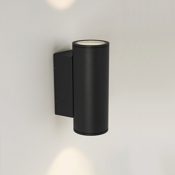 Светильник LGD-FORMA-WALL-TWIN-R90-2x12W Warm3000 (BK, 44 deg, 230V) (Arlight, IP54 Металл, 3 года) Lednikoff