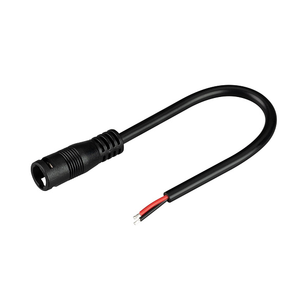 Коннектор выводной DC-MONO-2PIN-L150-F (JACK 5.5, LOCK) (Arlight, -) Lednikoff