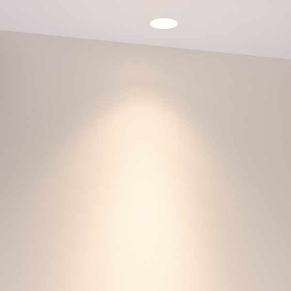 Светильник MS-ARADO-TRIMLESS-R55-7W Warm3000 (WH-WH, 24 deg, 230V) (Arlight, IP20 Металл, 5 лет) Lednikoff