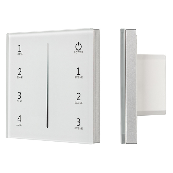 Панель SMART-P34-DIM-IN White (230V, 0-10V, Sens, 2.4G) (Arlight, IP20 Пластик, 5 лет) Lednikoff
