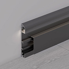 Профиль PLINTUS-H80-2000 BLACK (Arlight, Алюминий) Lednikoff