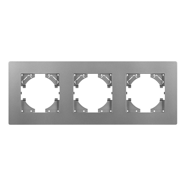 Рамка пластиковая FRM-PERIO-PL-3-GR (Arlight, -) Lednikoff