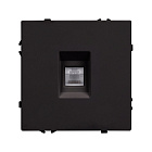 Механизм компьютерной розетки SCT-NOBE-MPC1-SFPL-BK (RJ-45, CAT6) (Arlight, Черный оникс) Lednikoff