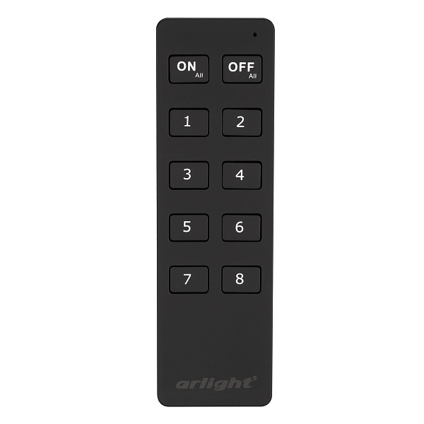Пульт SMART-R8-DIM (8 зон, 2.4G) (Arlight, IP20 Пластик, 5 лет) Lednikoff