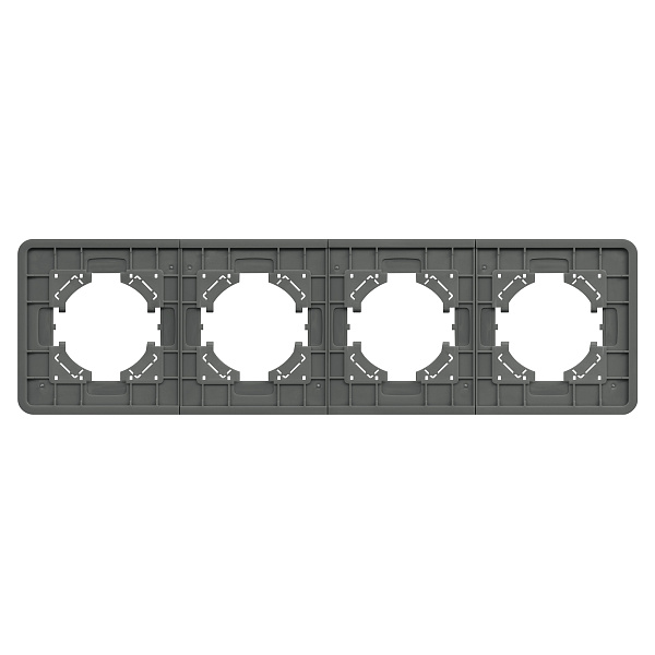 Рамка стеклянная FRM-OMALI-SFGS-4-GR (Arlight, -) Lednikoff