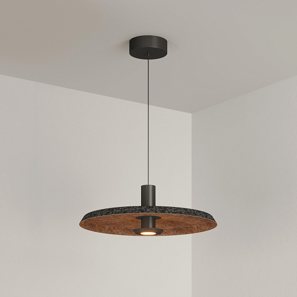 Светильник SP-KOTARO-R450-12W Warm3000 (BK-CF, 36 deg, 230V, TRIAC) (Arlight, IP20 Фетр, 3 года)