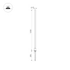 Светильник ALT-CHAMPAGNE-L1200-3W Warm3000 (DG, 180 deg, 230V) (Arlight, IP65 Металл, 3 года) Lednikoff