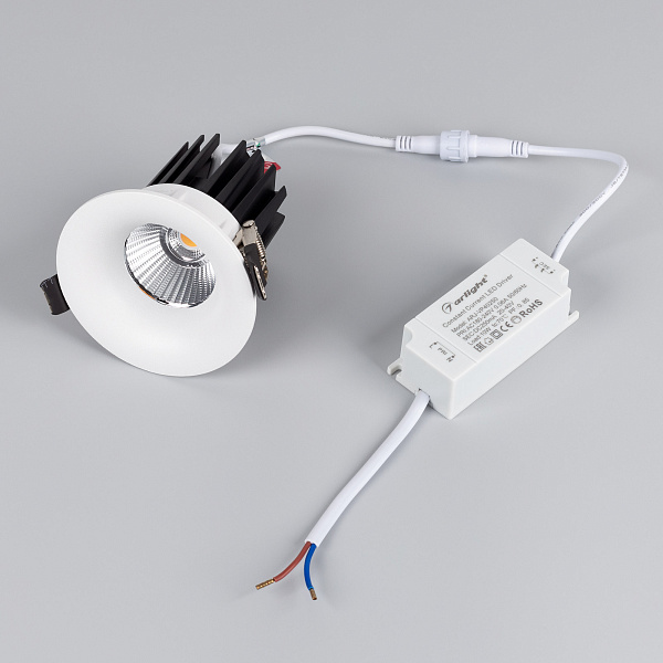 Светильник MS-FOGGY-BUILT-R86-10W Warm3000 (WH, 36 deg, 230V) (Arlight, IP54 Металл, 5 лет) Lednikoff