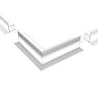 Угол SL-LINIA32-FANTOM-EDGE внешний (Arlight, Металл) Lednikoff
