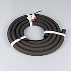 Светодиодная лента герметичная MOONLIGHT-BLACK-TOP-G280-D25mm 24V RGB 360deg (14.4 W/m, IP65, 3m, wire x1) (Arlight, Вывод прямой, 3 года)