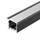 Профиль SL-LINIA49S-F-2000 ANOD BLACK (Arlight, Алюминий) Lednikoff