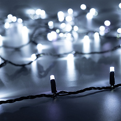 Светодиодная гирлянда ARD-STRING-CLASSIC-10000-BLACK-100LED-STD WHITE (230V, 7W) (Ardecoled, IP65, 1 год)