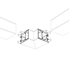 Угол S2-LINE-5470-L90N внутренний (Arlight, Металл) Lednikoff