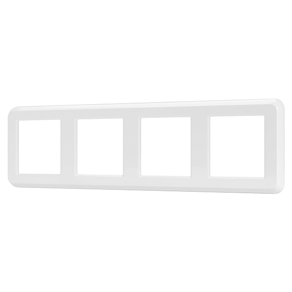 Рамка пластиковая FRM-VERSA-PL-4-WH (Arlight, -) Lednikoff