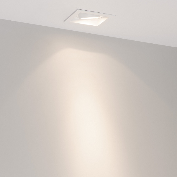 Светильник MS-VORTEX-BUILT-S90x90-12W Day4000 (WH-WH, 20 deg, 230V) (Arlight, IP20 Металл, 5 лет) Lednikoff