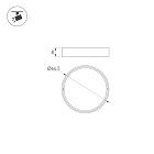 Светофильтр LGD-ARTIFACT-COLORFUL-FIX-ZOOM-R65 (WH-RD) (Arlight, Металл) Lednikoff