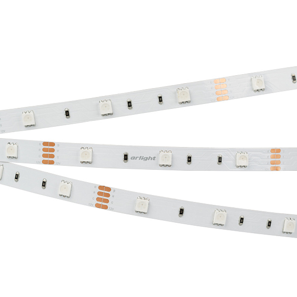 Светодиодная лента RT-B30-10mm 12V RGB (7.2 W/m, IP20, 5060, 5m) (Arlight, Открытый) Lednikoff