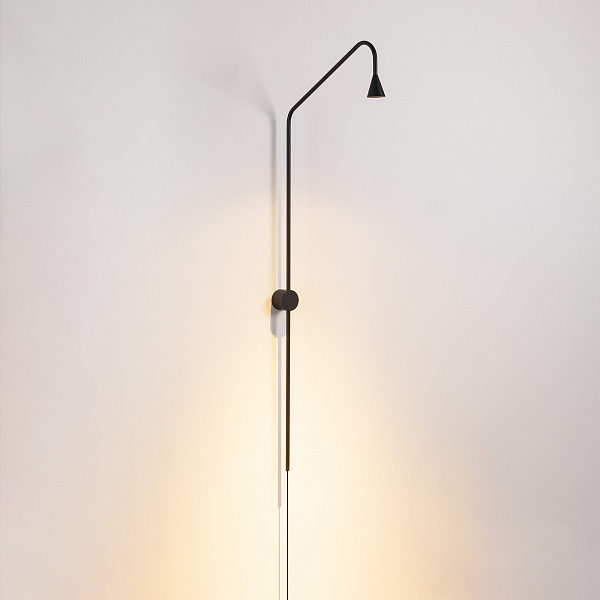 Светильник SP-RINAR-WALL-5W Warm3000 (BK, 36 deg, 230V)  (Arlight, IP20 Металл, 5 лет)