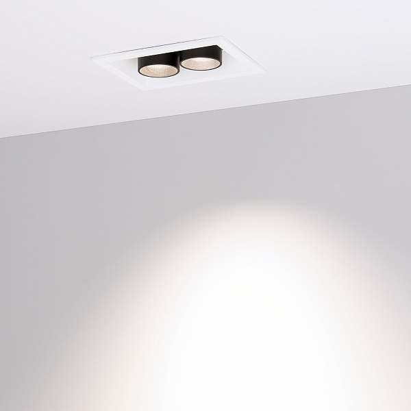 Светильник MS-ORIENT-BUILT-TURN-TC-S67x90-5W Warm3000 (BK-BK, 30 deg, 230V) (Arlight, IP20 Металл, 5 лет) Lednikoff