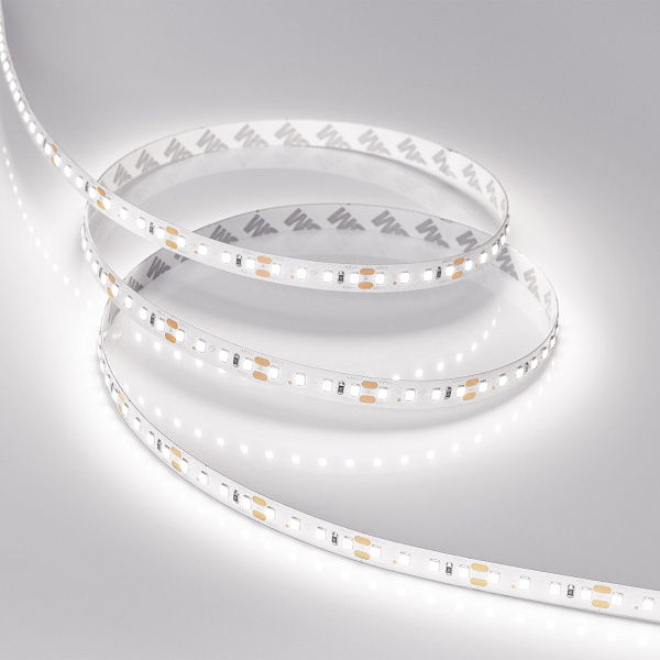 Светодиодная лента RT-A120-10mm 48V White6000 (9.6 W/m, IP20, 2835, 30m) (Arlight, Открытый) Lednikoff