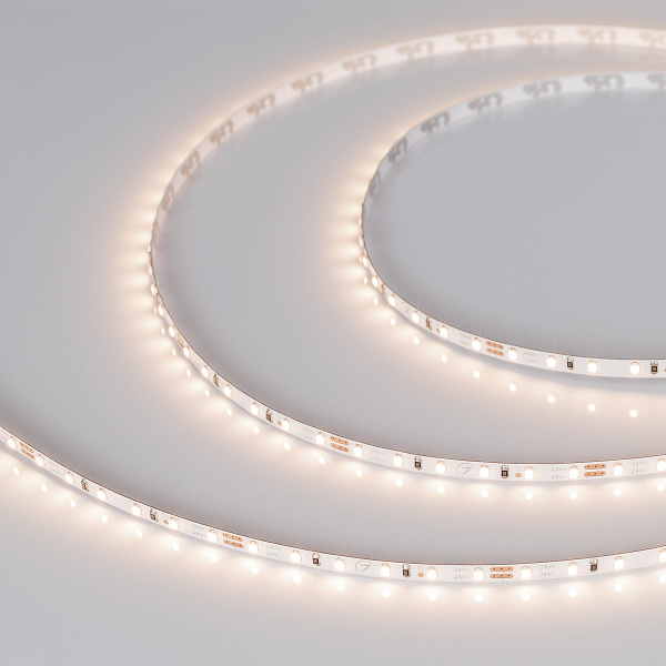 Светодиодная лента MICROLED-M120-4mm 24V Warm3500 (5.4 W/m, IP20, 2216, 5m) (Arlight, узкая) Lednikoff