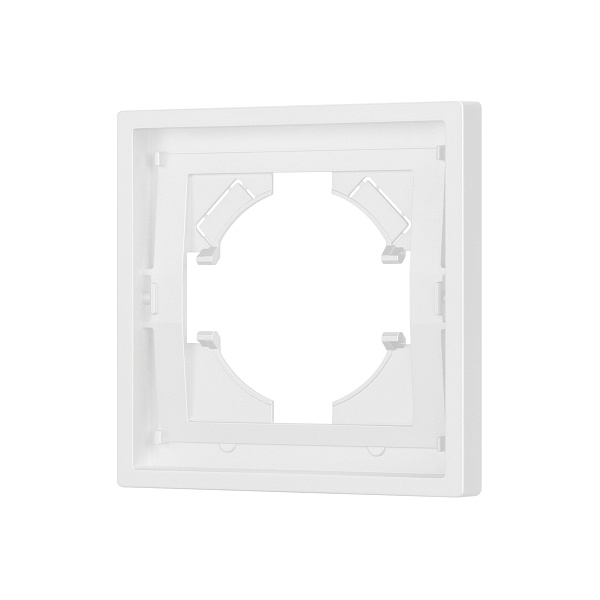 Рамка пластиковая FRM-TENDO-PL-1-WH (Arlight, Белый) Lednikoff