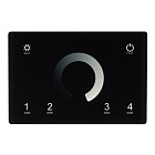 Панель Sens SMART-P79-DIM Black (230V, 4 зоны, 2.4G) (Arlight, IP20 Пластик, 5 лет) Lednikoff