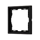 Рамка пластиковая FRM-NOBE-SFPL-1-BK (Arlight, Черный оникс) Lednikoff