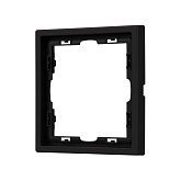 Рамка пластиковая FRM-NOBE-SFPL-1-BK (Arlight, Черный оникс)