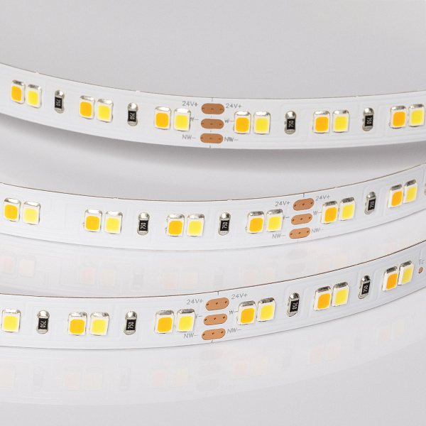 Светодиодная лента UL-A140-10mm 24V White-MIX (15 W/m, IP20, 5m) (Arlight, Изменяемая ЦТ) Lednikoff