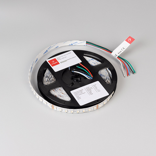 Светодиодная лента RZ-H96-12mm 24V RGBW-Warm (12 W/m, IP20, 5m) (Arlight, CRI>90) Lednikoff