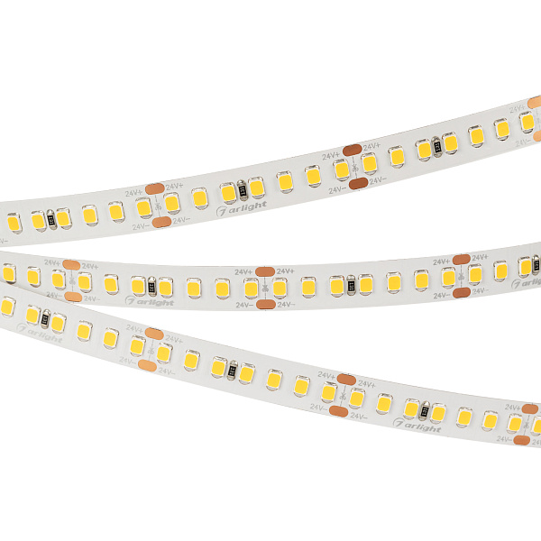 Светодиодная лента RT-A168-10mm 24V White6000 (17 W/m, IP20, 2835, 5m) (Arlight, Открытый) Lednikoff