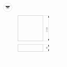 Светильник SP-QUADRO-S120x120-12W Day4000 (WH, 120 deg, 230V) (Arlight, IP40 Металл, 3 года) Lednikoff